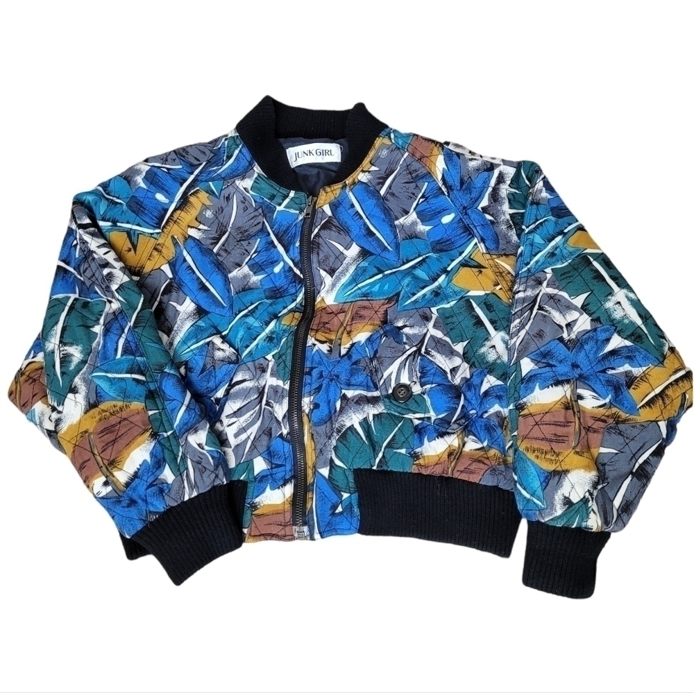 Junkgirl Quilted Bomber Jacket